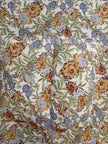 Goldenberry Bloom Haven – Super King Size Bedsheet (274 x 274 cm) | 100% Jaipuri Cotton | Includes 2 Pillow Covers
