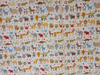 Woodland Friends Kids Muslin Cotton Dohar – Single Size (152 x 229 cm / 60 x 90 inch) | 100% Muslin Cotton | Lightweight AC Quilt