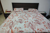 Petal Whisper Pure Cotton Bedsheet Set – King Size (260 × 270 cm) | 3-Piece Bedding Set