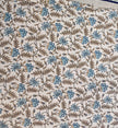 Azure Vine Symphony Muslin Cotton Dohar – King Size (220 × 240 cm) | 100% Muslin Cotton | 1 Piece