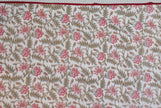 Rosewood Blossom Trail Muslin Cotton Dohar – King Size (220 × 240 cm) | 100% Muslin Cotton | 1 Piece