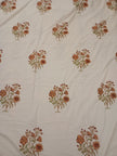 Autumn Meadow Reversible Muslin Dohar – Standard King Size (240 x 260 cm / 90 x 108 inches) | Muslin Cotton | Lightweight All-Season Comfort