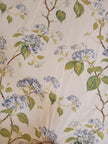 Royal Blue Hydrangea Blossom Pure Jaipuri Cotton Bedsheet Set – Super King Size (270 × 270 cm) | 100% Pure Cotton | 3-Piece Bedding Set