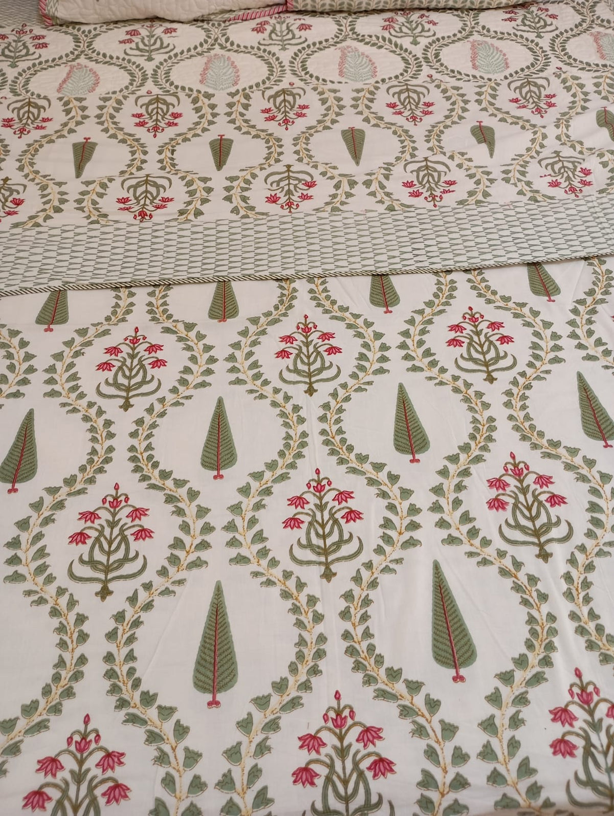 Phoolwari – Standard King Size Dohar | 100% Muslin Cotton | All Season, Perfect for AC | Lightweight