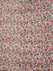 Crimson Garden Bloom – King Size Reversible Muslin Cotton Razai Blanket | Surgical Cotton Filling | Hand Stitched | 1 Piece