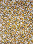 Meher — Ivory Garden Reversible Razai – Single Size (85 × 55 inches / 216 × 140 cm) | Jaipuri Cotton | 2-Sided Design | 1 Piece