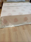 Muslin Luxe Collection – Rose Meadow Botanical Muslin Dohar – Standard King Size (240 × 260 cm / 90 × 102 inches) | Muslin Cotton Outer Layer | Lightweight All-Season Comfort