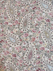 Rosewood Paisley Charm – Super King Size Bedsheet (270 × 270 cm) | Floral Paisley Print | 3-Piece Set