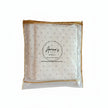 Ivory Whisper Block Print – Super King Size Bedsheet (274 x 274 cm) | 100% Percale Cotton | Includes 2 Pillow Covers