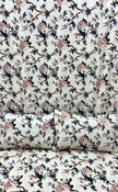 Blush Garden Birdsong – Super King Size Bedsheet (274 x 274 cm) | 100% Jaipuri Cotton | Includes 2 Pillow Covers