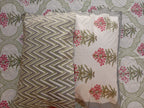 Gulriva Blush – Super King Size Bedsheet (274 x 274 cm) | 100% Pure Cotton | Includes 2 Pillow Covers