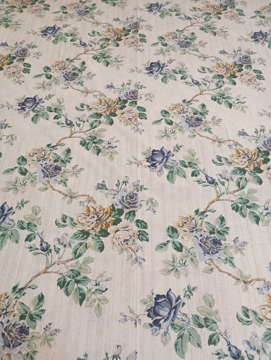 Sandy Anokhi Bloom Trail – Super King Size Jaipuri Cotton Bedsheet (270 x 270 cm) | Includes 2 Pillow Covers