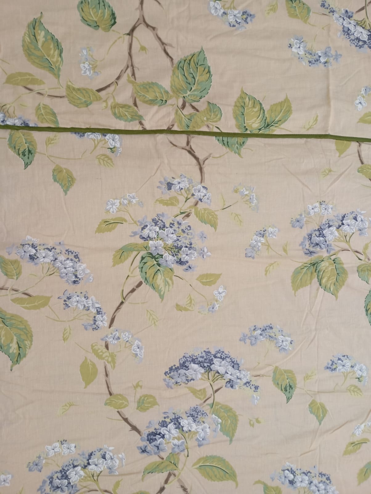 Royal Blue Blossom Vine Elegance Muslin Dohar – Standard King Size (240 x 260 cm / 90 x 108 inches) | Muslin Cotton | Lightweight All-Season Comfort
