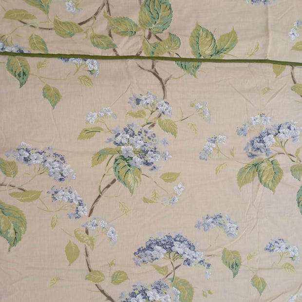 Royal Blue Blossom Vine Elegance Muslin Dohar – Standard King Size (240 x 260 cm / 90 x 108 inches) | Muslin Cotton | Lightweight All-Season Comfort