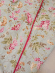 Blush Garden Bloom Muslin Cotton Dohar – Single Bed (152 x 229 cm / 60 x 90 inches) | 100% Muslin Cotton | 1 Piece