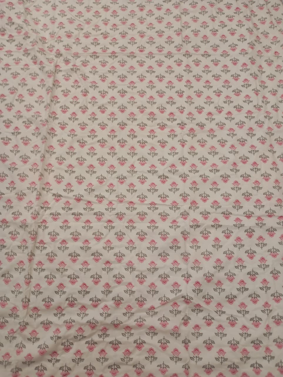 Blush Petal Muslin Cotton Dohar – Standard King Size (240 × 260 cm / 90 × 108 inches) | 100% Muslin Cotton | Lightweight All-Season Comfort