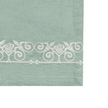 Sage Embroidered Table Runner – 33x240 cm – Timeless Botanical Elegance