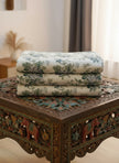 Rose Anokhi Floral Dream Jaipuri Cotton Bedsheet 270 x 270 cm with 4 Pillow Covers