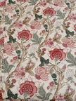 Rosewood Garden Jaipuri Floral Muslin Dohar – Standard King Size (90 x 102 inches) | Muslin Cotton | Lightweight All-Season Comfort
