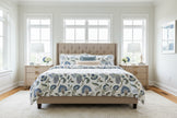 Royal Peacock Garden – Super King Size Bedsheet (274 x 274 cm) | 100% Jaipuri Cotton | Includes 2 Pillow Covers