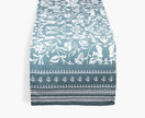 Blue Heaven Jaipuri Cotton Table Runner – 40x250 cm – Handcrafted Elegance for Every Setting
