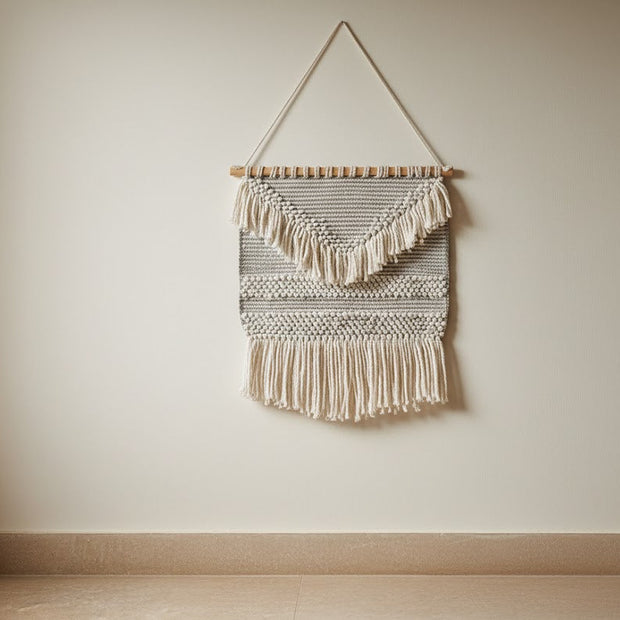 Hand Woven Wall Decor 50x70 IVORY